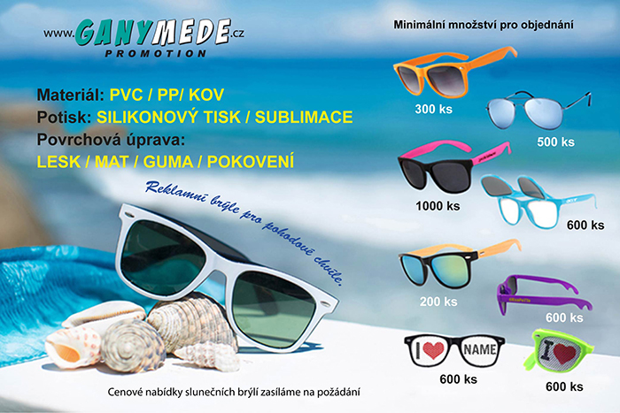 Reklamní sluneční brýle - základní informace Reklamní sluneční brýle - základní informace