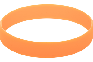 Silikonový náramek Oranžový