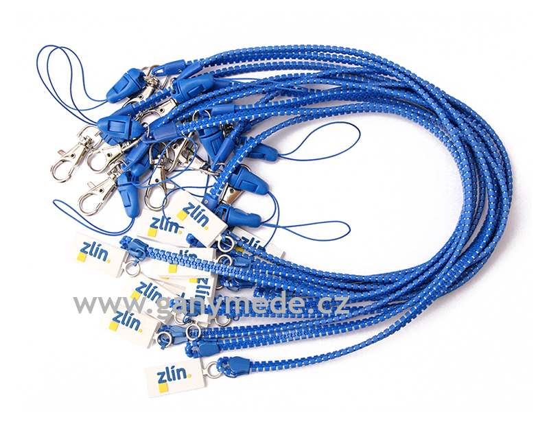 Lanyard PVC - zipový